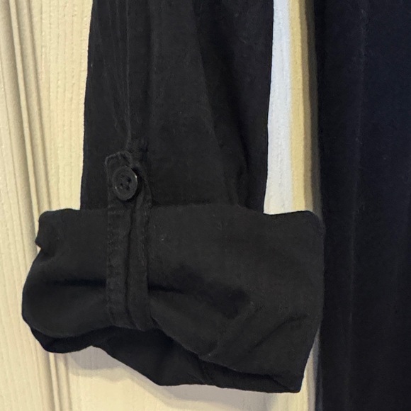 Splendid Black Long Sleeve V-Neck Top - Picture 5 of 7